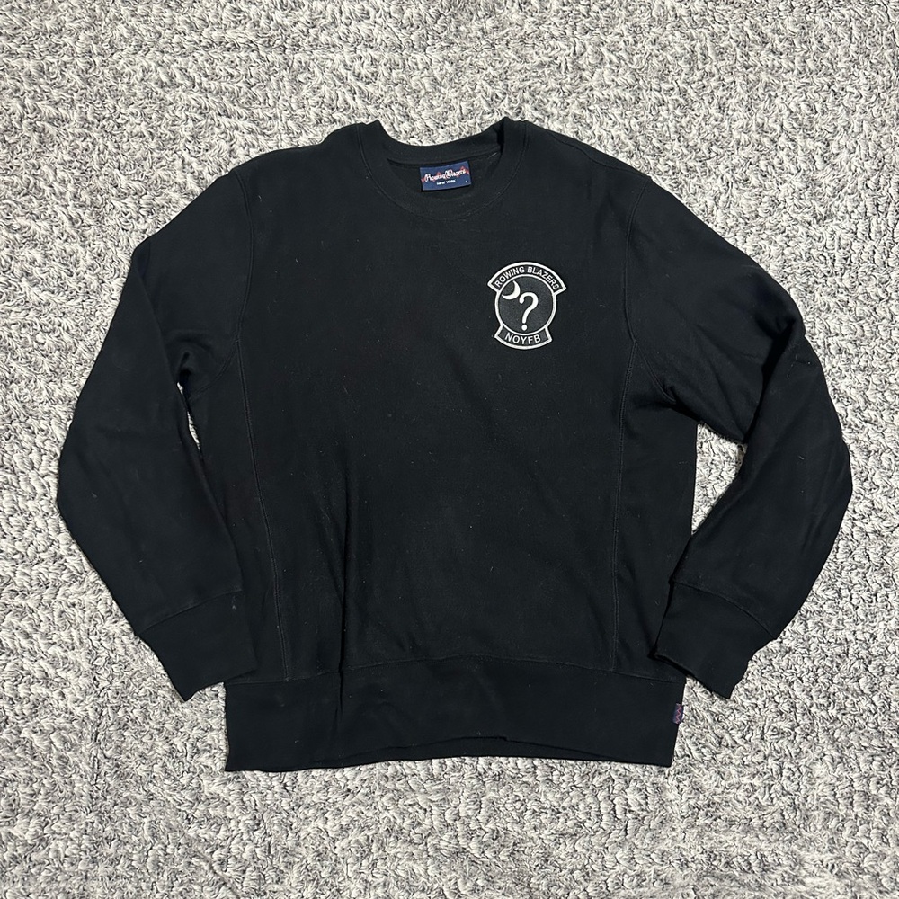 Rowing Blazers Black Crewneck Sweater